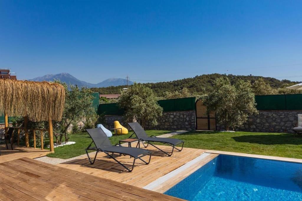 Villa Zeytin Havuzlu Jakuzili Fethiye Ngoại thất bức ảnh