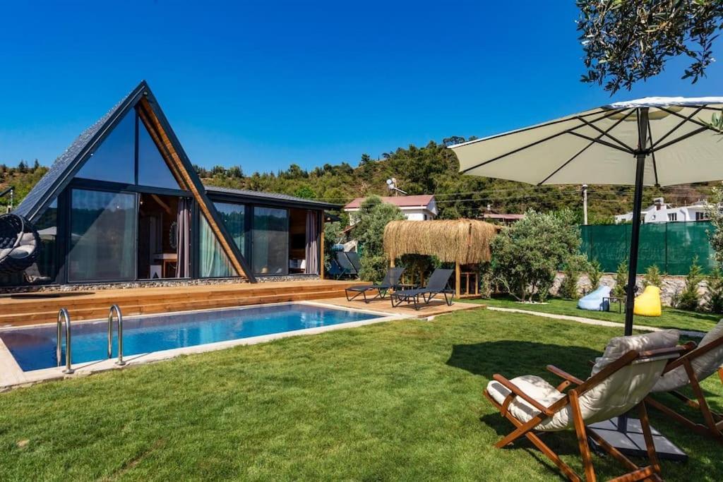 Villa Zeytin Havuzlu Jakuzili Fethiye Ngoại thất bức ảnh