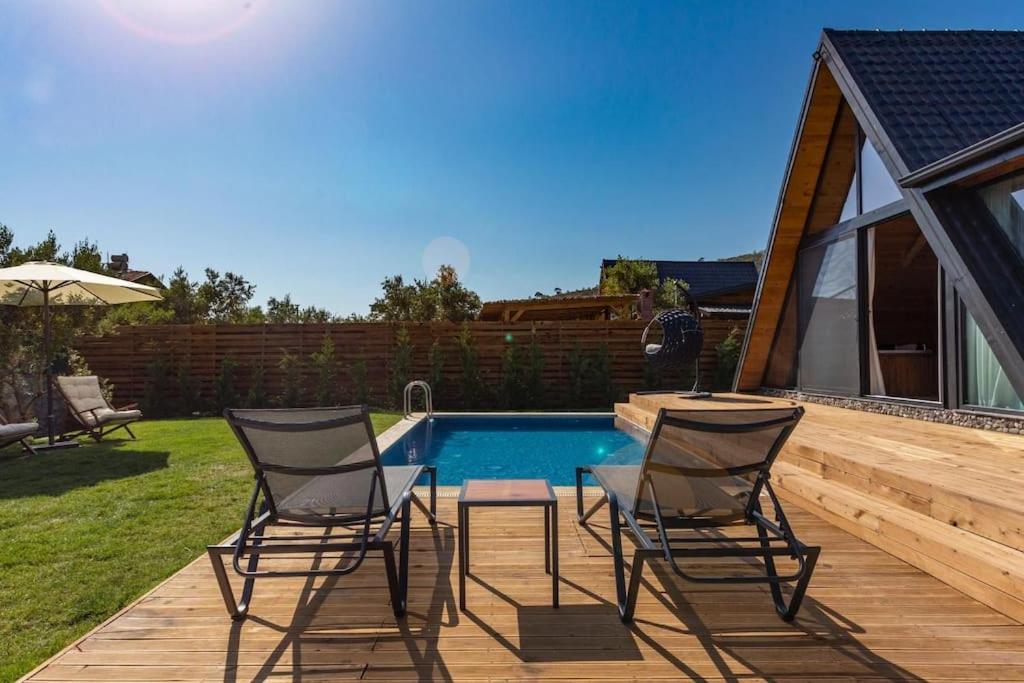 Villa Zeytin Havuzlu Jakuzili Fethiye Ngoại thất bức ảnh