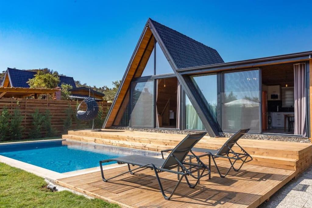 Villa Zeytin Havuzlu Jakuzili Fethiye Ngoại thất bức ảnh