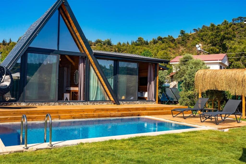 Villa Zeytin Havuzlu Jakuzili Fethiye Ngoại thất bức ảnh
